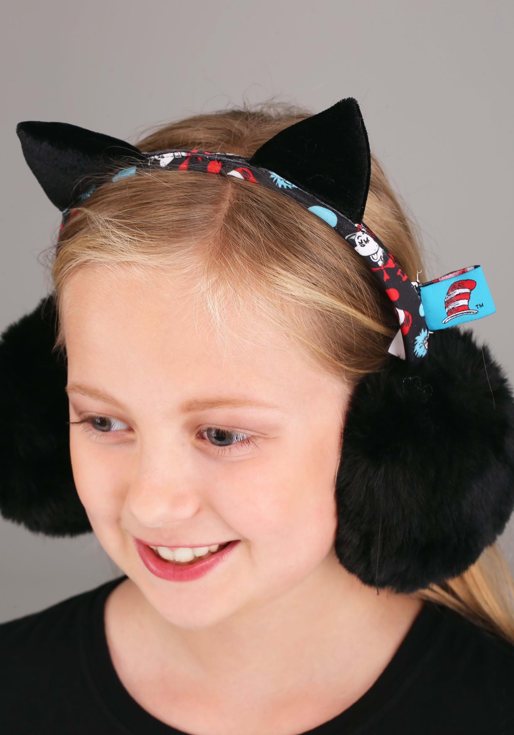 Adjustable Earmuffs The Cat In The Hat Costume