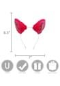 Magenta Anime Cat Ears Pink Headband Alt 3
