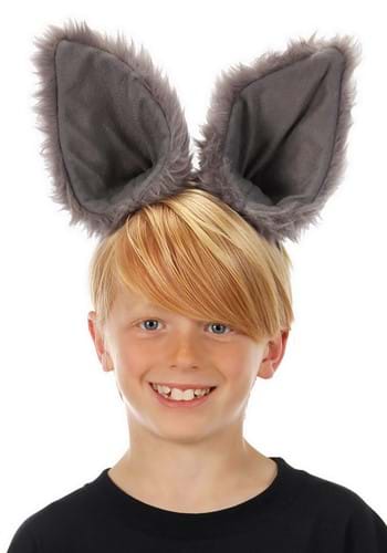 Deluxe Wolf Ears Gray Costume Headband