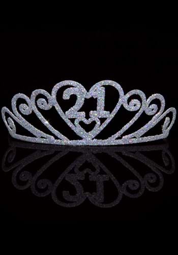 Silver Sparkle 21 Tiara
