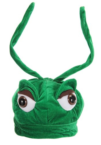 Child Grasshopper Plush Costume Hat | Costume Accessories