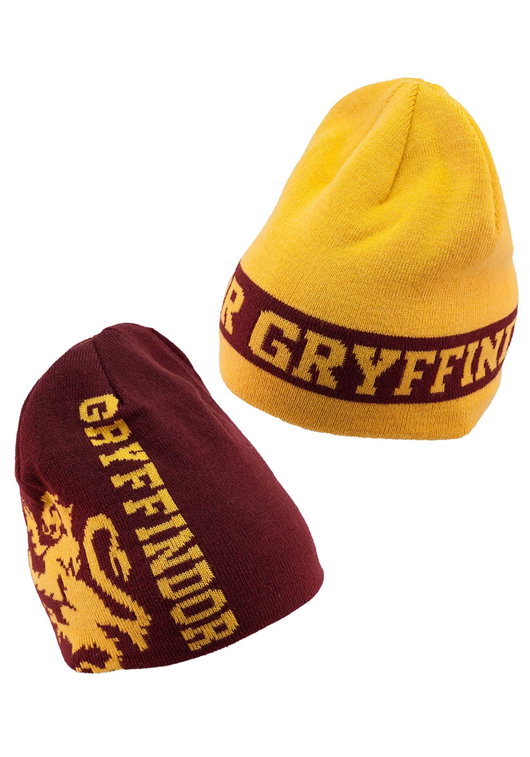 Gryffindor Reversible Harry Potter Knit Beanie , Gryffindor Accessories