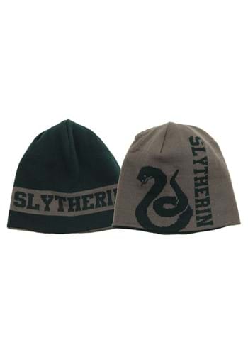 Slytherin Reversible Hogwarts Knit Beanie | Slytherin Accessories
