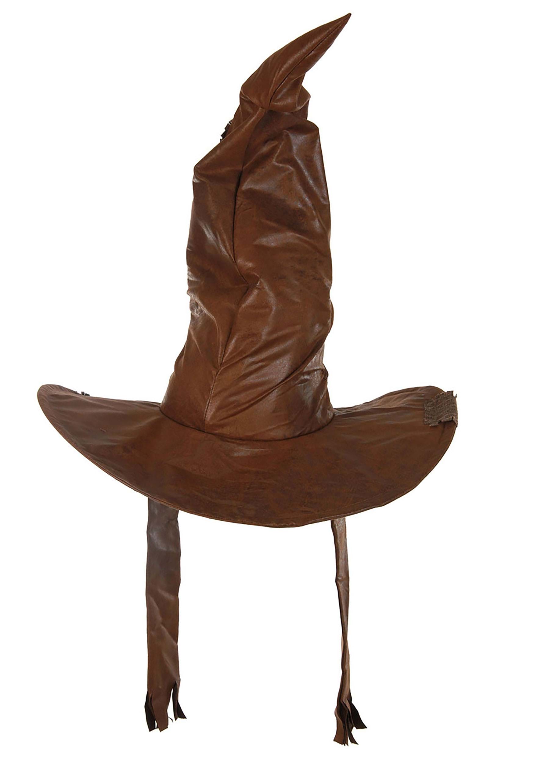 Disguise Harry Potter Sorting Hat Deluxe Costume Accessory Adult Size  Character Dress Up Headwear, Brown