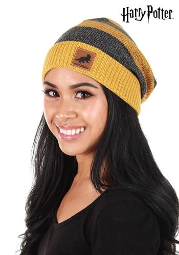 Harry Potter Hufflepuff Knit Heathered Beanie | Harry Potter Accessories