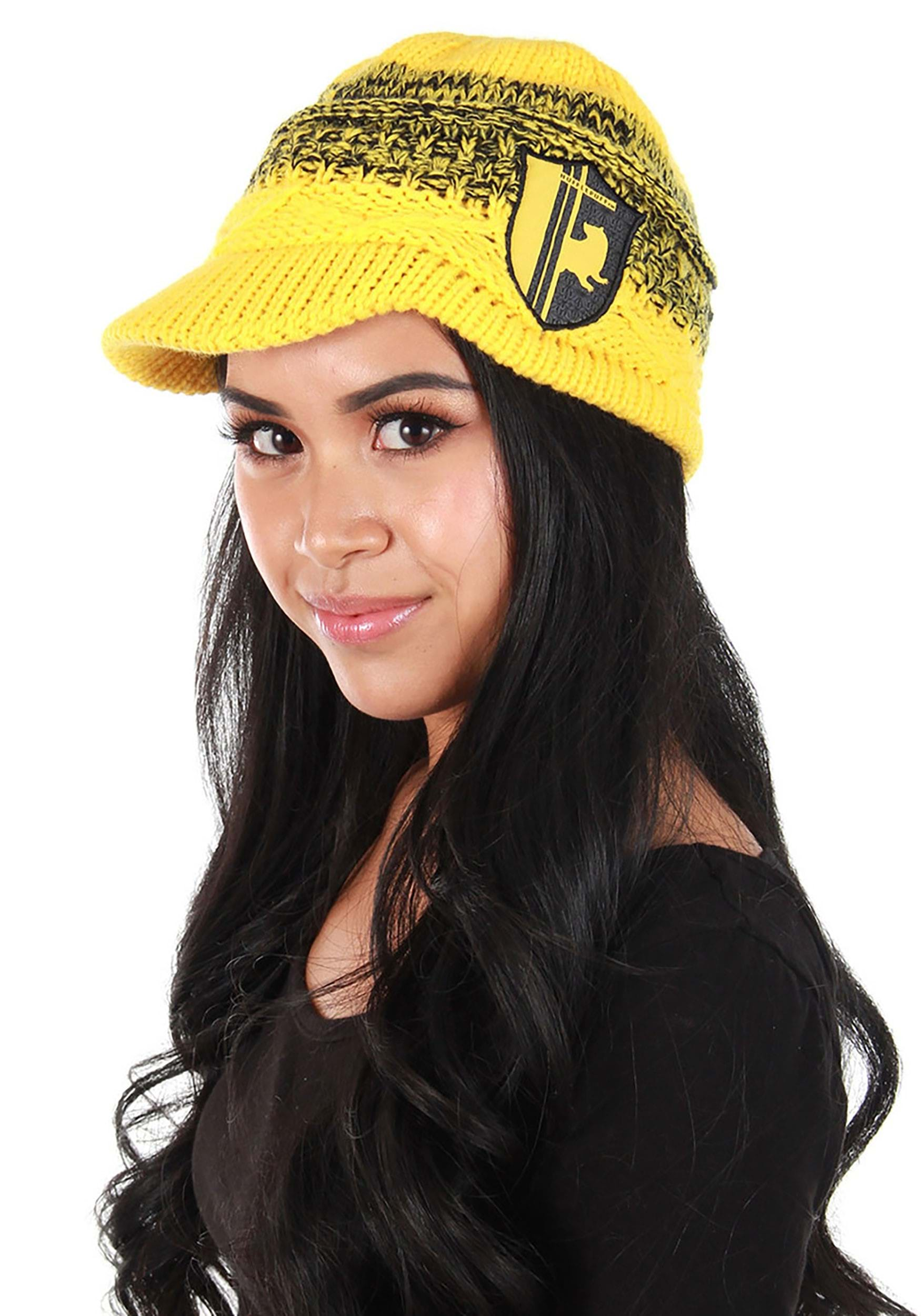 Knit Brim Hufflepuff Cap