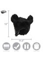 Black Bear Plush Hat Alt 5