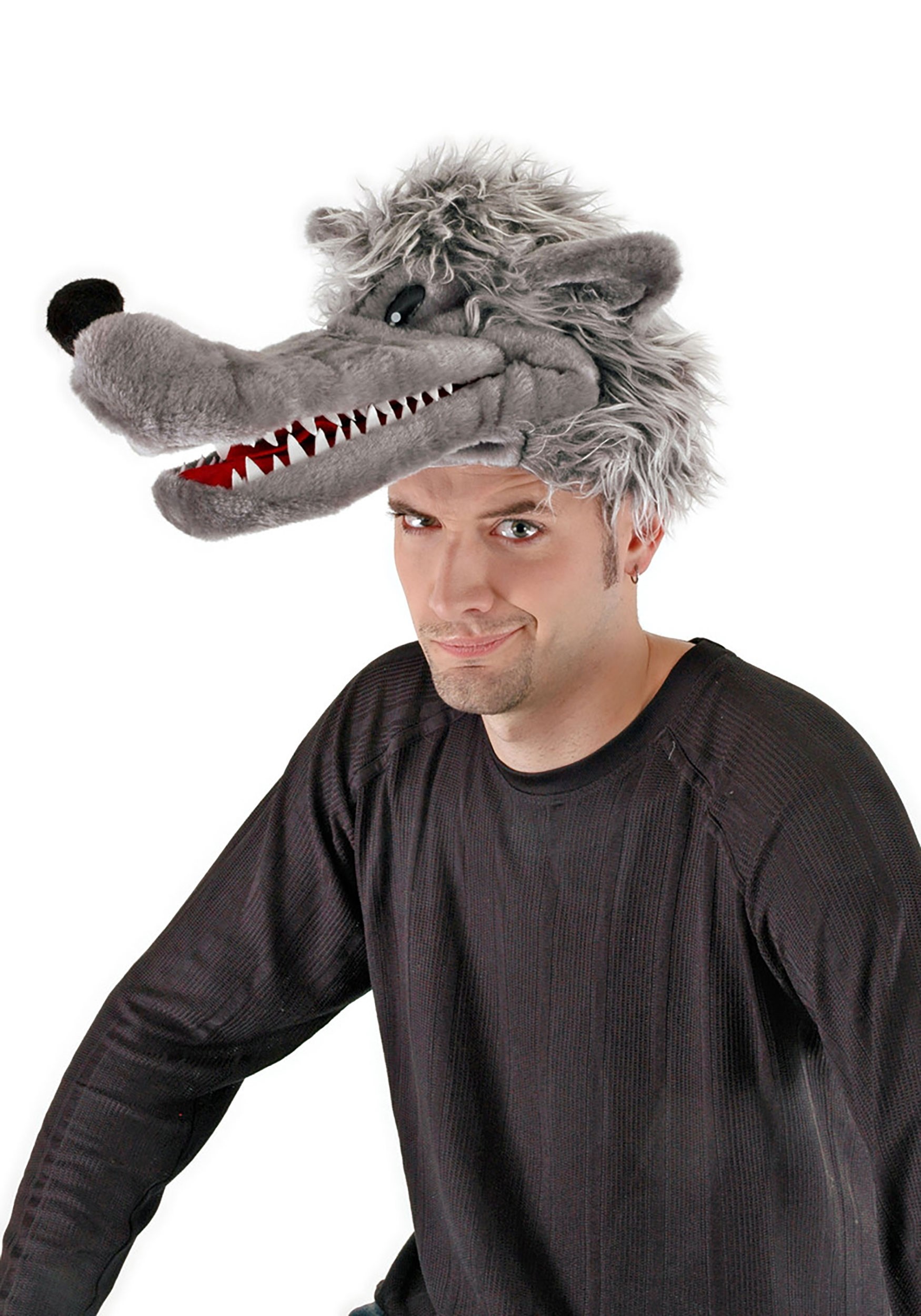 Plush Big Bad Wolf Hat