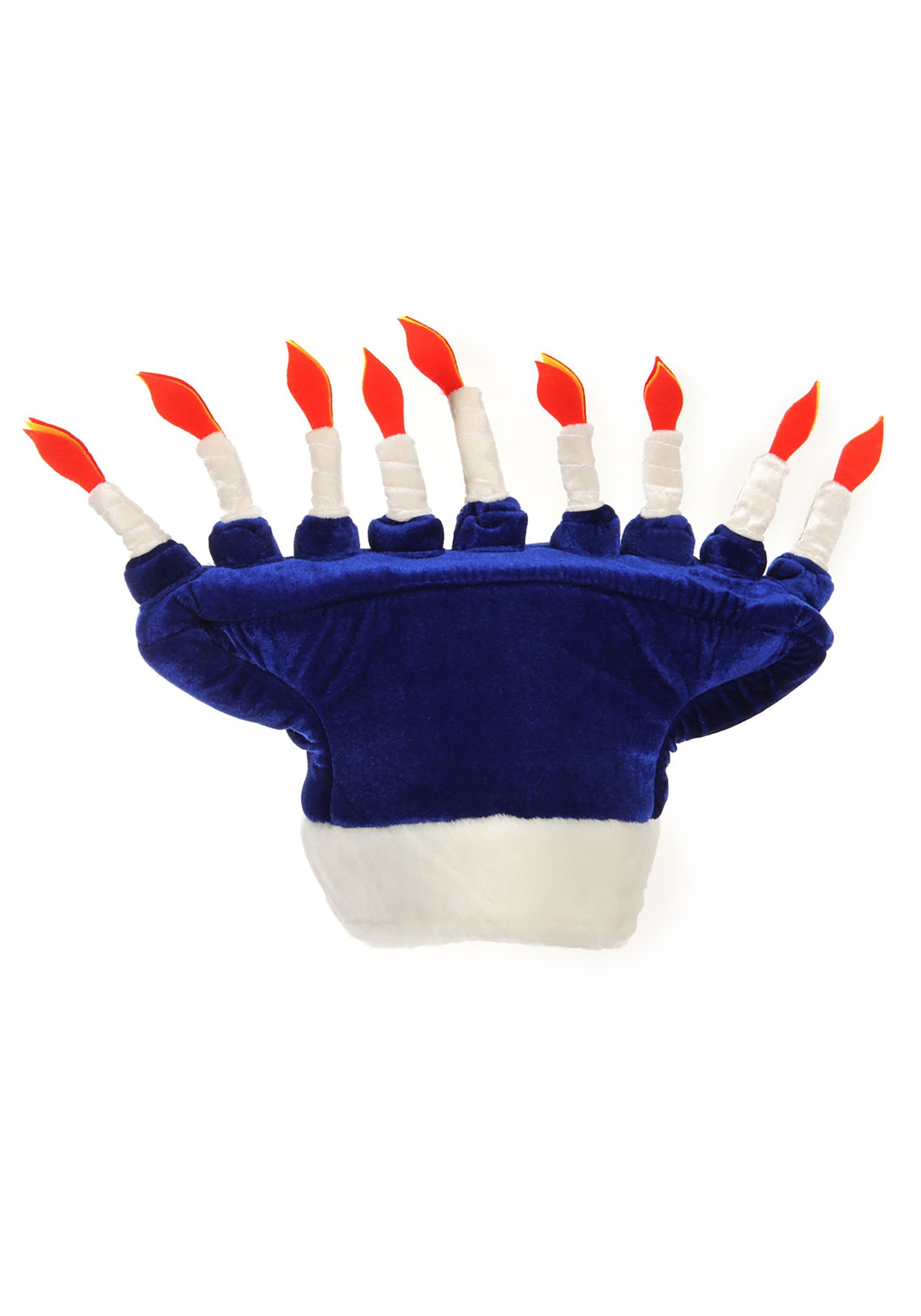 Happy Chanukah Blue Plush Costume Hat , Hanukkah Gifts And Accessories