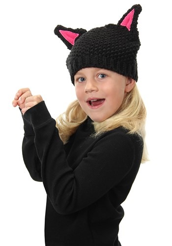 Black Cat Knit Beanie | Black Cat Accessories