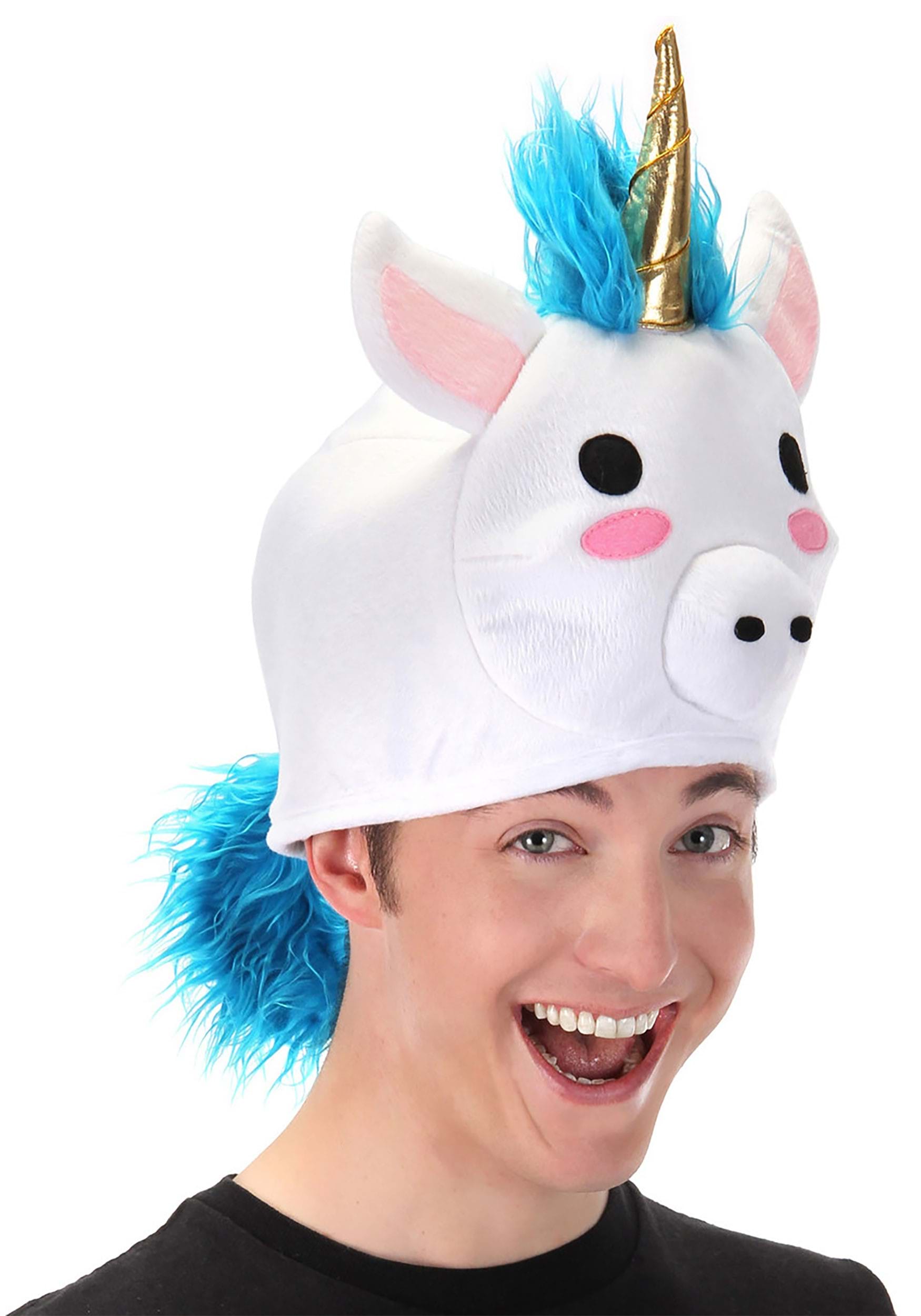 Sombrero de kawaii extravagante de unicornio Multicolor