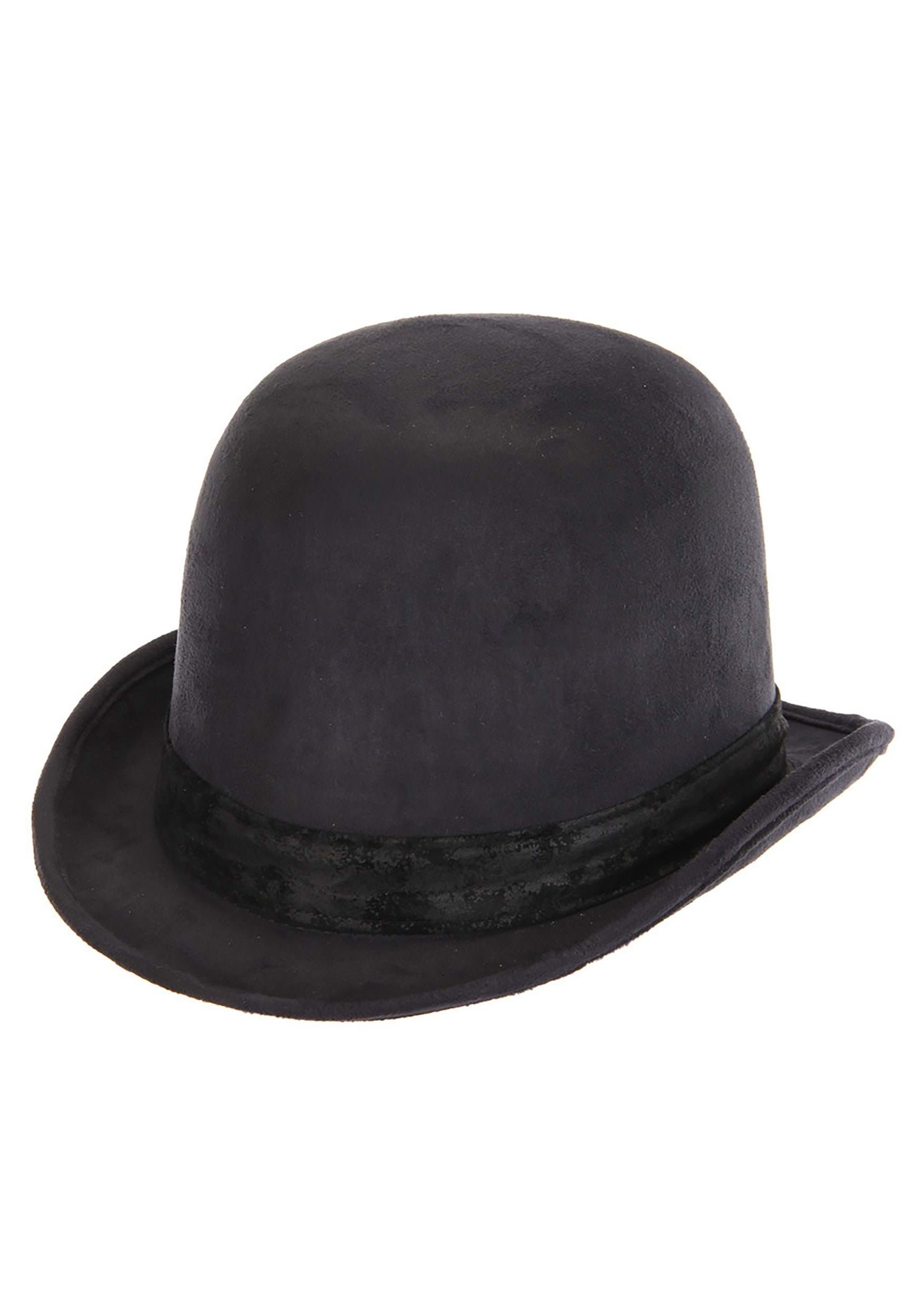 Black Costume Derby Hat