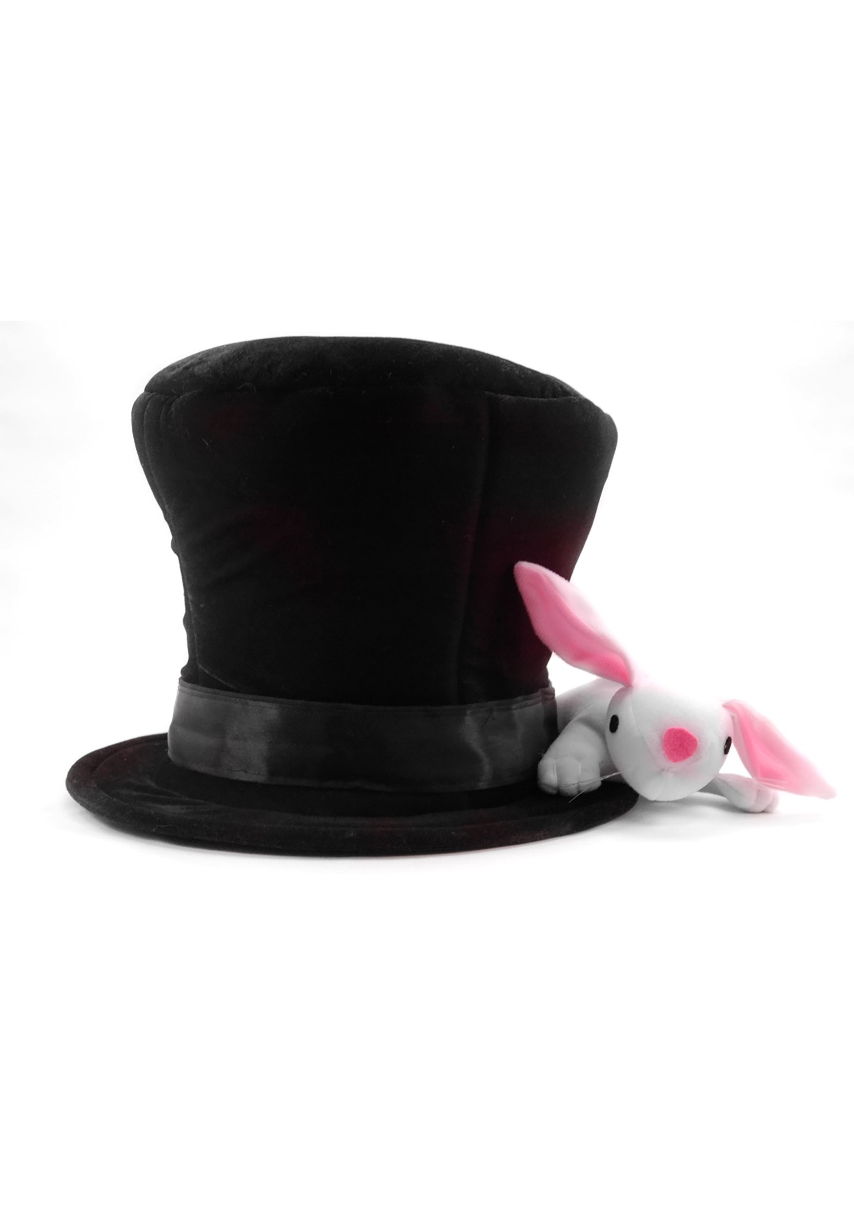 Magician Plush Costume Hat With Rabbit For Kids