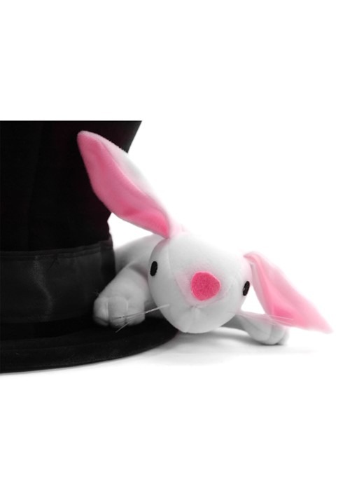 Kid's Magician Plush Costume Hat with Rabbit | Kid's Accessory Kits