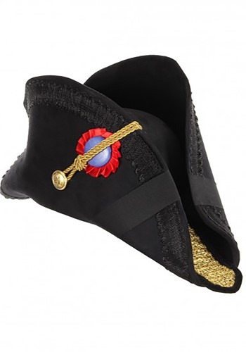 Black Admiral Bicorn Hat | Adult Costume Hats for Men