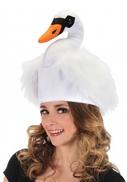 Swan Plush Hat
