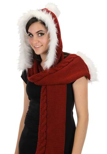 Knitted Santa Hood Main