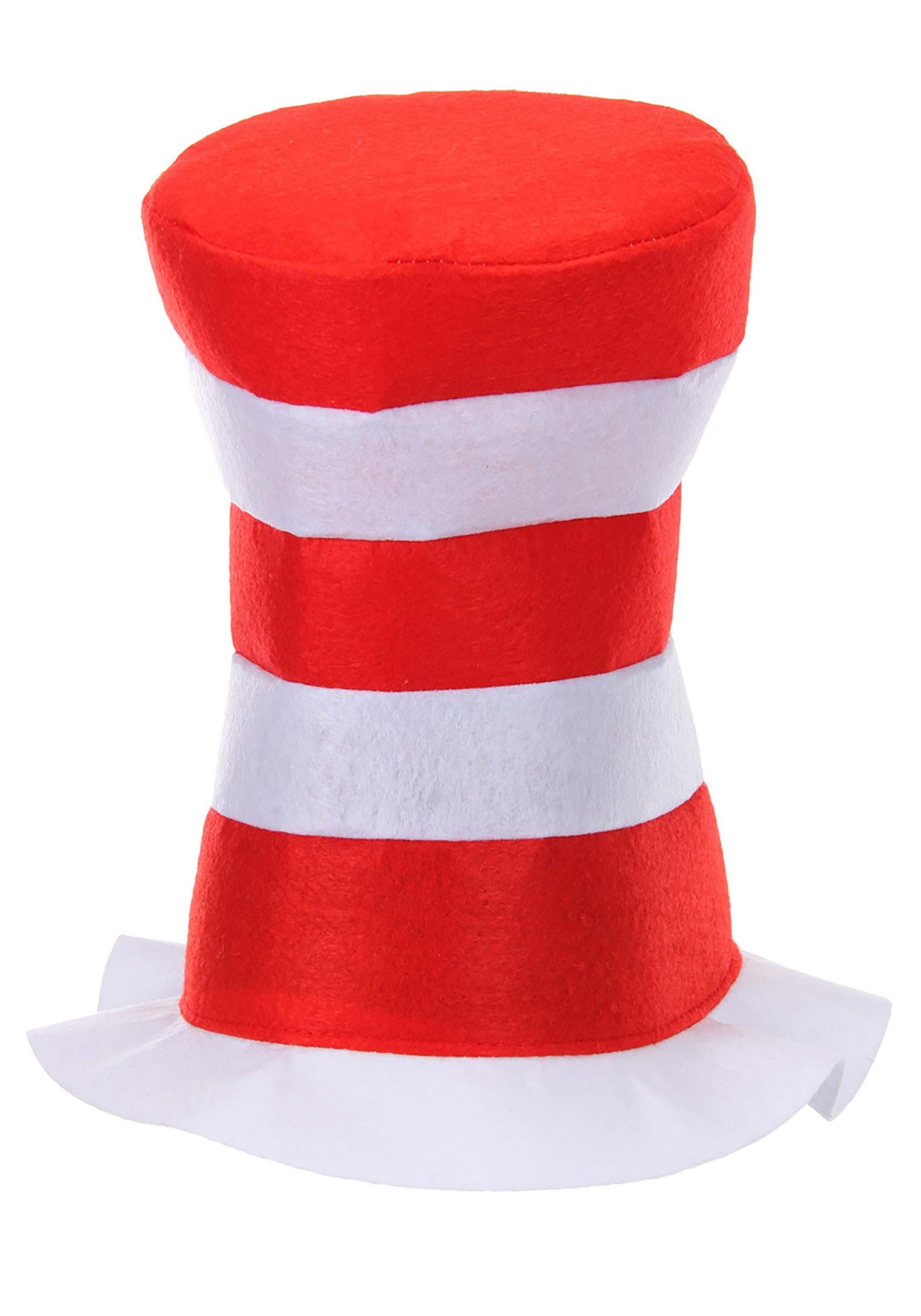 Kids The Cat In The Hat Felt Stovepipe Costume Accessory