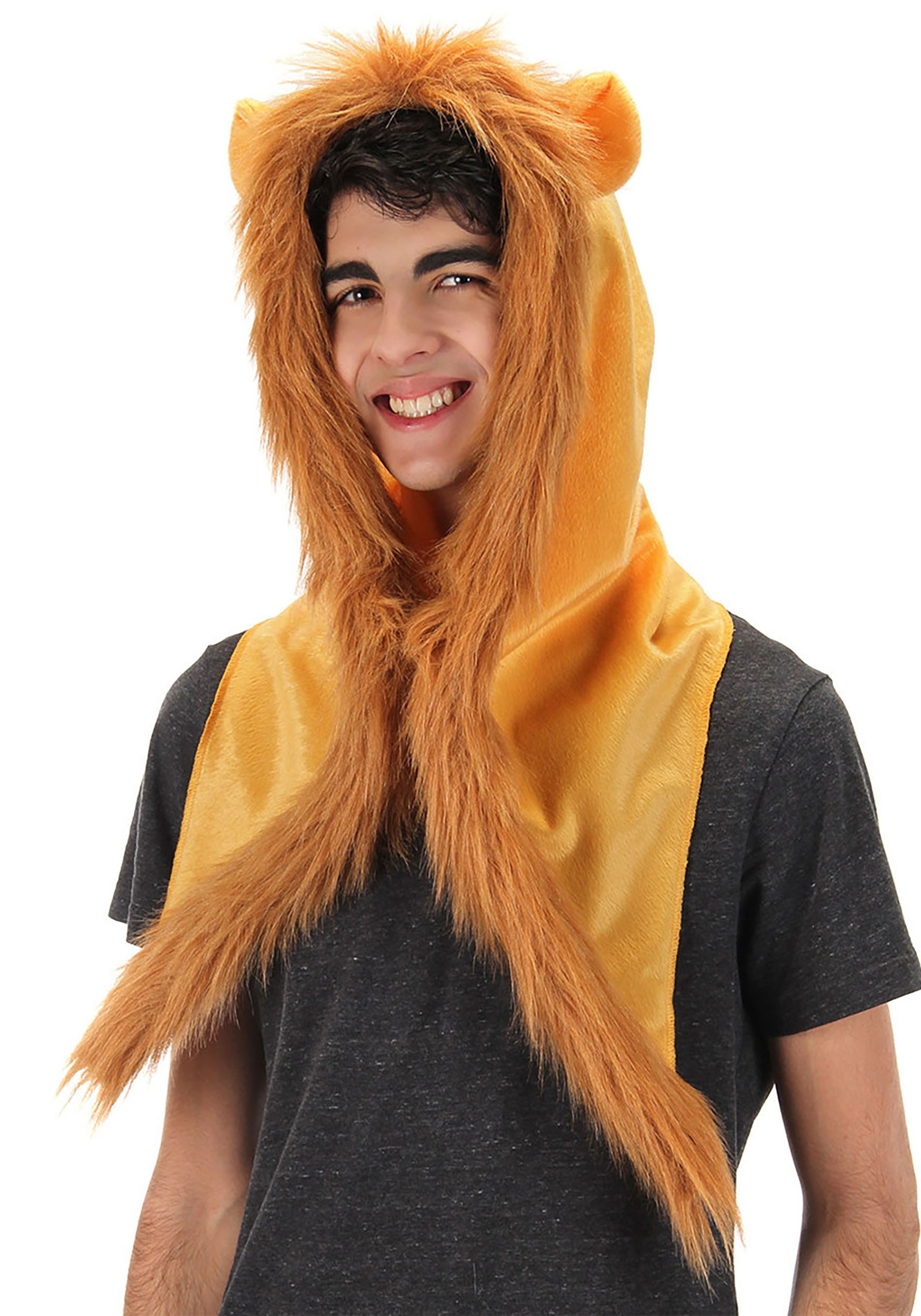 Costume Hood Furry Lion