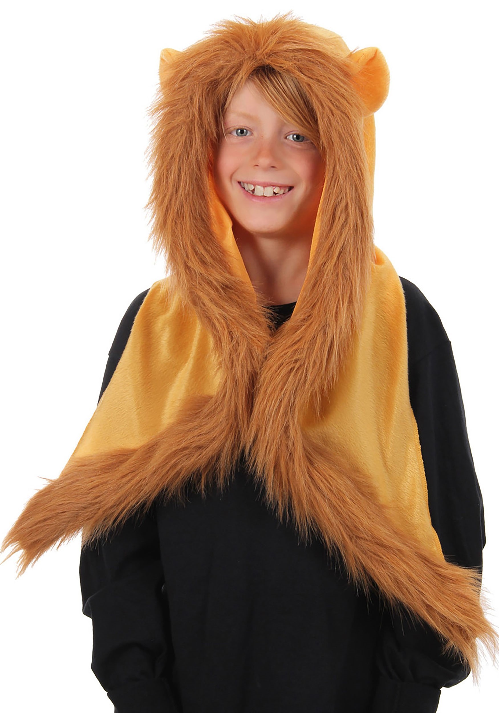 Costume Hood Furry Lion