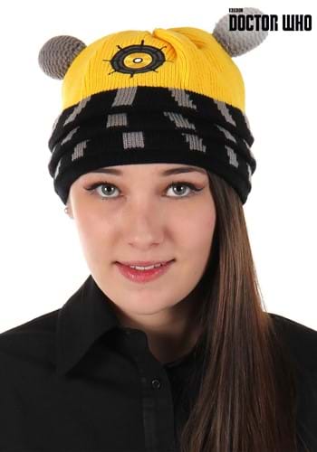 Dalek Knit Beanie Yellow