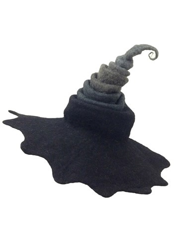 Midnight Fog Heartfelted Gray Witch Costume Hat