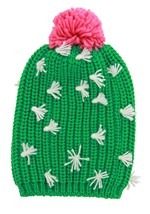 Cactus Knit Slouch Beanie Alt 2