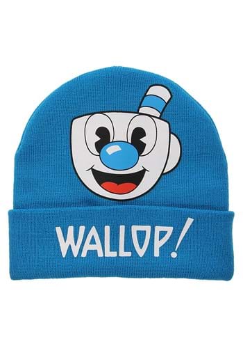 Mugman Printed Folded Cuff Knitted Beanie