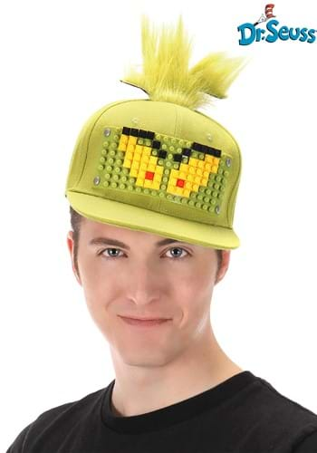 The Grinch Bricky Blocks Build-On Snapback Hat Kit