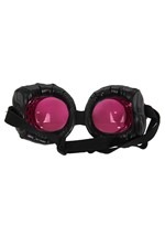 Pink & Black Radioactive Aviator Goggles Alt 2