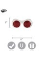 Hyper Vision Goggles White/Red Alt 4