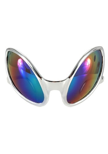 Rainbow Tint Close Encounter Silver Glasses | Alien Accessories