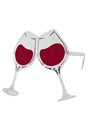 Clear/Rose Wine Goblet Eyeglasses Alt 2