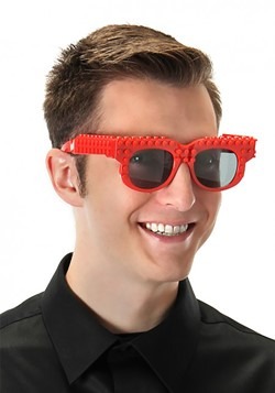 Bricky Blocks Glasses Red