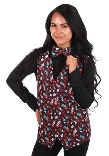 The Cat in the Hat Pattern Vest & Bow Tie Adult Kit | Dr. Seuss Costumes