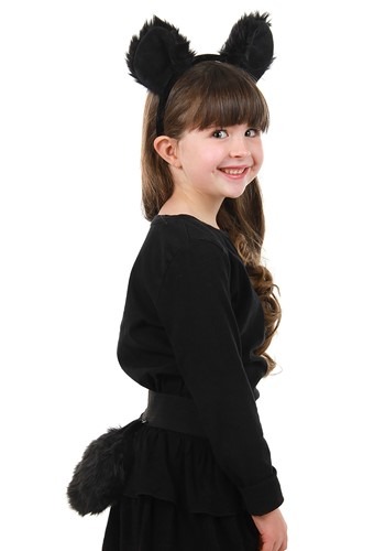 Black Bear Ears Headband & Tail Costume Kit | Bear Costumes
