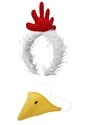 Chicken Plush Headband & Beak Kit Alt 1