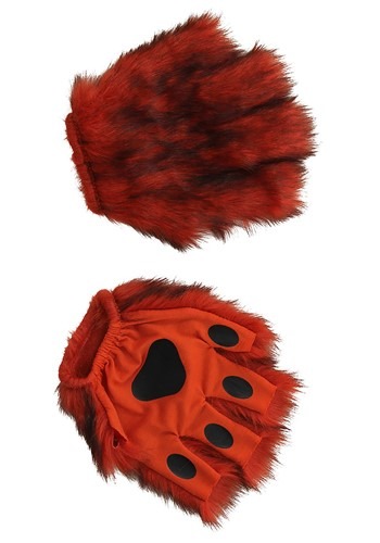 Orange Adult Fingerless Paws