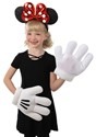 Minnie Glitter Headband & Gloves Set Alt 2