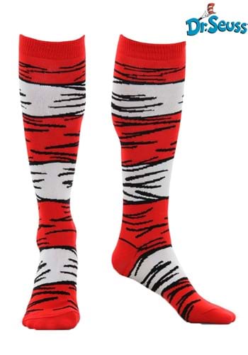 Adult Red and White Socks for Adults