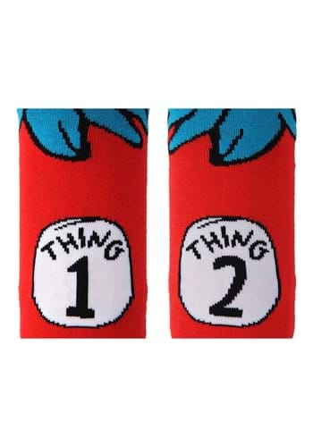 Adult Thing 1 & 2 Costume Socks