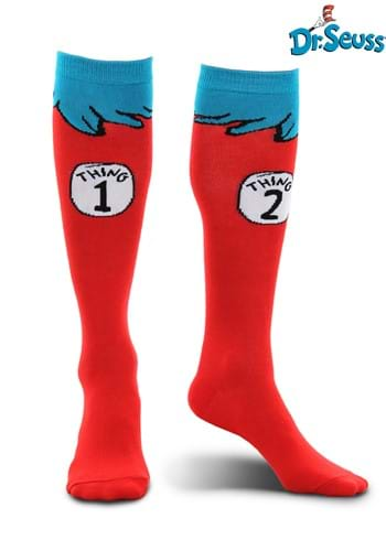 Thing 1&2 Costume Socks Kids