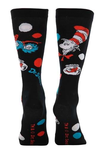 The Cat In The Hat Pattern Socks for Adults