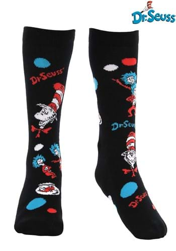 The Cat In The Hat Pattern Socks Kids