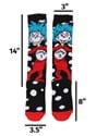 Thing 1 & Thing 2 Knee High Costume Socks Alt 2