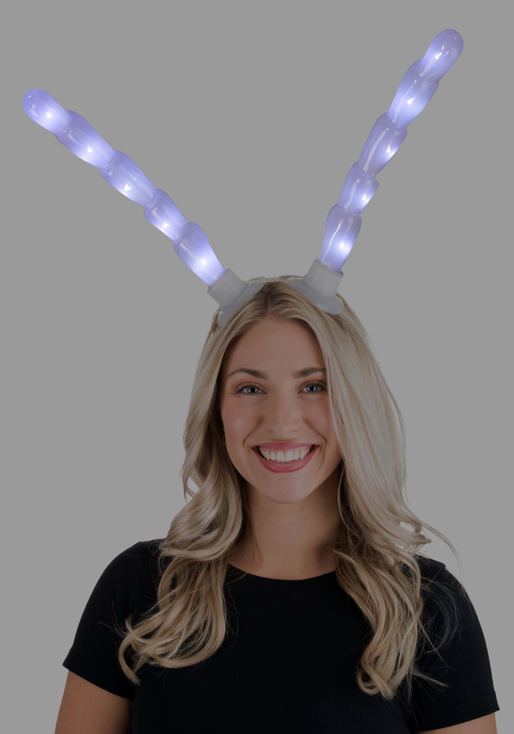 Bright Light-Up Insect Antennae LumenHorns Costume Headband