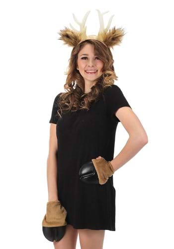 Brown Front Hooves Costume Deer Gloves | Animal Accessories