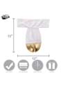 Unicorn Costume Back Hooves Gold Alt 3