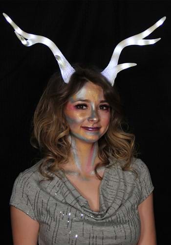 Deer Antlers White Costume Light-Up LumenHorns | Deer Accessories