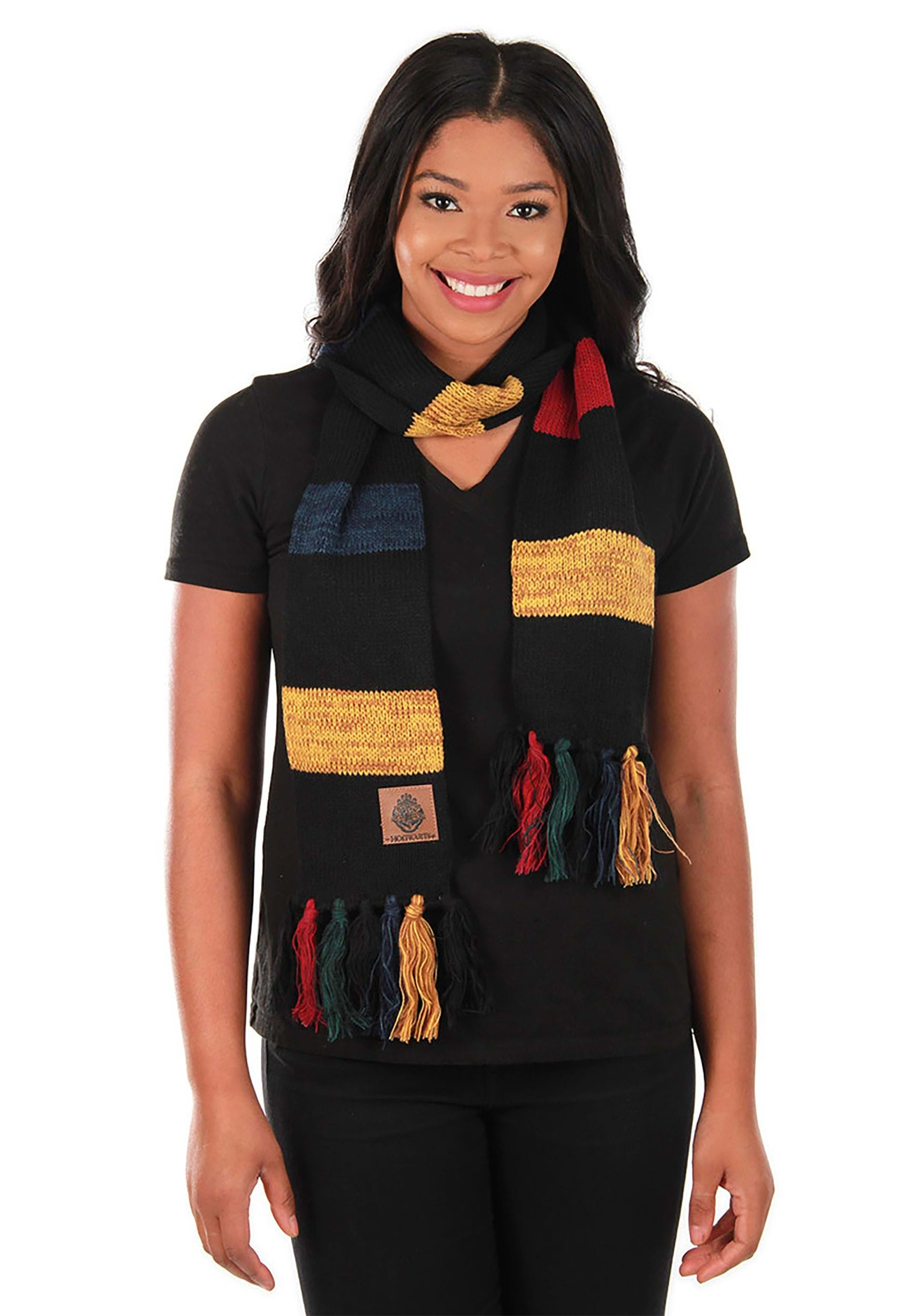 Hogwarts Heathered Knit Scarf , Adult Accessories